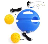 Hayaww Pickleball Training Kit - 2 Balls with Bounce, Solo Outdoor Training, Innovative Game for Beginners and Advanced (Portable Set) (A)