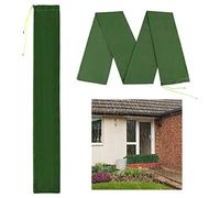 HAYCHE 2Pcs Flood Water Barrier Sandbags Long Canvas Sandbags with Elastic Band Thickened Reusable Sand Bags Flood Protection Sack for Doors Windows Waterproof Treatment in Rainy Season