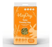 HayDay Premium 2.7kg Long Stem Tasty Timothy Feeding Hay for Rabbits, Guinea Pigs & Small Pets - Naturally Coarse for Digestion & Dental Health, Dust Extracted for Small Animals