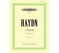 Haydn: 3 London Trios Hob.IV/1-3 (Cello, Flute) (EP4972): Hob. Iv:1-3, Conductor Score & Parts (Edition Peters)