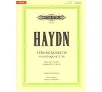 Haydn: 4 String Quartets, Opus 42, 77 & 103 (Full Score & Parts) (EP7620): Hob. Iii:43, 81-83; Urtext (Edition Peters)