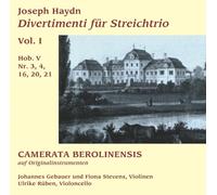 Haydn - Divertimenti for String Trio 1