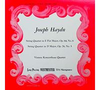 HAYDN Franz Joseph (Austria) - HAYDN, Franz Joseph: String Quartet in E-flat major, op. 64/6; String Quartet in D major, op.76/5 -- Printed in Japan--MADE IN JAPAN - Japanese pressing-Vinyl LP made in Japan-WESTMINSTER-Mono-WEST G 10595-HAYDN Franz Joseph (Austria)-Quartetto Vienna Konzerthaus