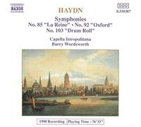 Haydn Symphonies - No. 85 'la Reine', No. 92 'oxford' & No. 103'