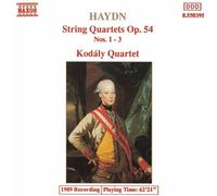 Haydn / Kodaly Quartet - 1-3 String Quartets Op 54