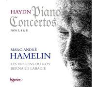 Haydn: Piano Concertos Nos.3, 4 & 11 Import Edition by Marc-Andre Hamelin, Les Violons du Roy, Bernard Labadie (2013) Audio CD
