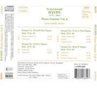 HAYDN: PIANO SONATAS VOL. 6, NOS. 20 AND 30-32 NEW CD