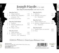Ginevra Petrucci; Gianluca Petrucci - Haydn: Six Duo Concertantes For Two Flutes