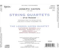 The London Haydn Quartet - Haydn: String Quartets Op 50 - performed from the Artaria edition published in Vienna in December 1787