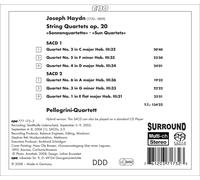 PELLEGRINI QUARTETT, STRING QUARTETS OP. 20