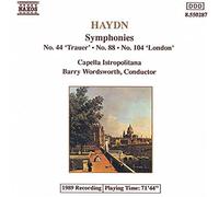 Haydn - Symphonies Nos. 44, 88 And 108 (Wordsworth)