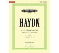 Haydn: The 6 String Quartets Op.33 (Full Score & Parts) (EP7595): Hob. Iii:37-42 (Edition Peters)