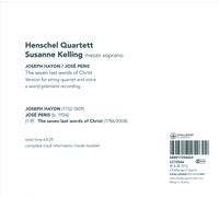 Joseph Haydn Joseph Haydn/Jose Peris: The Seven Last Words of C (CD) (US IMPORT)