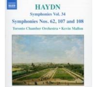 HAYDN/TORONTO CHAMBER ORCHESTRA/MALLON: SYMPHONIES NOS. 62 107 & 108 - CD