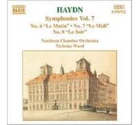 HAYDN/WARD/NORTHERN CHAMBER ORCHESTRA: SYMPHONIES 7 - CD