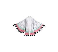 Haydory Women Kochou Shinobu/Agatsuma Zenitsu/Rengoku Kyoujurou Cloak Cosplay Costume Kimono Cape Robe Halloween Suit Adult, White 2, X-Large