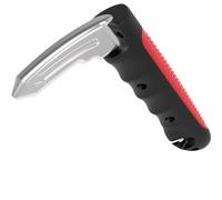 Haydyson 3 in 1 Car Handle Assist for Elderly, Red, 6.1x3.8 inches, Alloy Steel & Composite, Nylon Grip, Supports up to 400 Pounds, U-shaped Door Latch Compatible