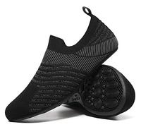 Hayeabi Ultra-Comfort Lightweight House Slippers Unisex Adult Indoor/Outdoor Around The House Home Shoes for Women Men, 20003black, 10.5-11 Women/9-9.5 Men