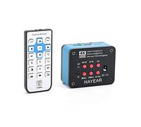 HAYEAR 4K UDH 2160P 1080P HDMI USB Industrial Microscope Camera for Machine PCB Board CPU Repair Soldering；PC Support Windows/Mac/Linux System