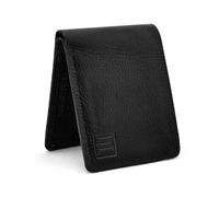 HAYES LONDON Genuine Leather Wallet for Men, Original Wallet with RFID Blocking, Bifold Purse with 8 Compartments, Signature Black, Casual