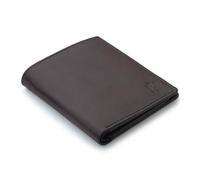 HAYES LONDON Genuine Leather Wallet for Men, Original Wallet with RFID Blocking, Bifold Purse with 8 Compartments, Dark Brown, Casual