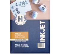 Hayes Paper Co, Waterslide Decal Clear Inkjet (A3, 20 Sheets)