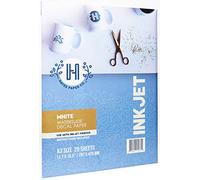 Hayes Paper Co. Waterslide Decal Paper Inkjet White - Decal Paper for Inkjet Printer - A3 Water Transfer Paper, 20 Sheets (11.7 x 16.5)