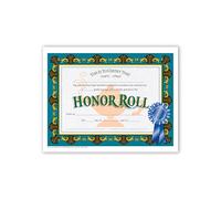 Hayes School Publishing H-VA512 CERTIFICATES Honor ROLL with Blue Rib.