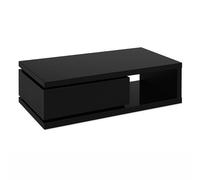 hayfa high gloss coffee table in black