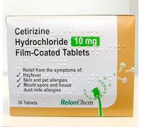 Hayfever & Allergy Relief One a Day Tablets Cetirizine 10mg X 30 GSL