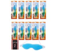 Hayfever Cooling Gel Eye Mask 10x - Soothes Puffy, Irritated & Tired Eyes | Reusable Cold Compress for Hayfever Relief, Eye Strain & Sinus Discomfort | Refresh & Revive Skin | Fridge-Friendly Comfort