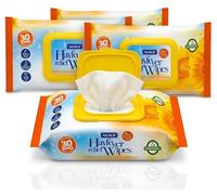 Hayfever Relief Wipes 4 Pack - 120 Allergy Wipes for Pollen Removal from Face, Eyes & Hands | Soothing Cleansing Sheets for Hay Fever Season & Daily Outdoor Use