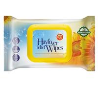 Hayfever Wipes | Biodegradable Allergy Relief | Natural Remedy for Hay Fever 30 Wipes | Resealable Pack | Suitable for Face and Hands