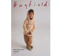 Hayfield Baby Blossom Chunky Knitting Pattern - 5566 Duffle Coat 1-4 Years