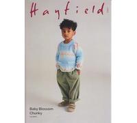 Hayfield Baby Blossom Chunky Knitting Pattern - 5567 Sweater, 1-4 Years