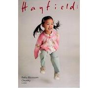 Hayfield Baby Blossom Chunky Knitting Pattern - 5572 Cardigan, 1-4 Years