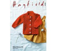 Hayfield Baby Bonus DK Knitting Pattern - 5335 Cardigan