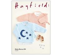 Hayfield Baby Bonus DK: Moon & Star Wrap Top Knitting Pattern 5424