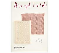 Hayfield Baby Bonus DK: Star Stitch Blanket Knitting Pattern 5419