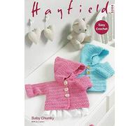 Hayfield Baby Chunky Crochet Pattern - 5206 Coat