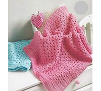 Hayfield Baby Chunky Crochet Pattern - 5207 Blankets