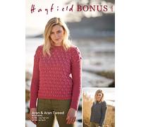 Hayfield Bonus Aran & Aran Tweed with Wool Knitting Pattern - 10074 Sweater