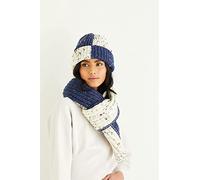 Hayfield Bonus Chunky Tweed Knitting Pattern - 10338 Scarf & Hat