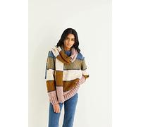 Hayfield Bonus Chunky Tweed Knitting Pattern - 10339 Sweater & Scarf