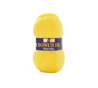 Hayfield Bonus DK Double Knitting, Bright Lemon (819), 100g by Sirdar