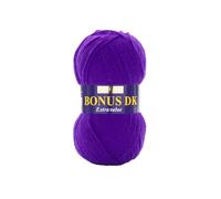 Hayfield Bonus DK Double Knitting, Bright Purple (828), 100g by Sirdar