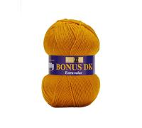 Hayfield Bonus DK Double Knitting, Golden (595), 100g by Sirdar