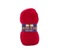 Hayfield Bonus DK Double Knitting Signal Red (977), 100g by Sirdar