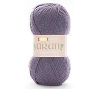 Hayfield Bonus With Wool Knitting Yarn Aran 871 Purple Heather - per 400 gram ball