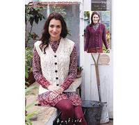 Hayfield Ladies Cardigan & Waistcoat Knitting Pattern 7369 Aran